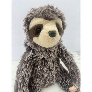 Douglas Cuddle Toys Sloth Plush Stuffed Animal Gray Soft 14” Lovey